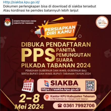 PENGUMUMAN PEREKRUTAN PPS DESA BATANNYUH